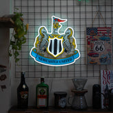 Luz de neón del Newcastle United