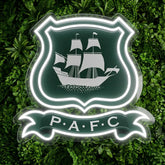 Plymouth Argyle Crest Neon Sign