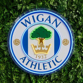 Wigan Athletic Crest Neon Sign