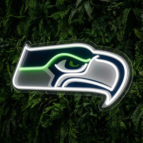 Seattle Seahawks Neon Sign – Custom Logo Neon Sign