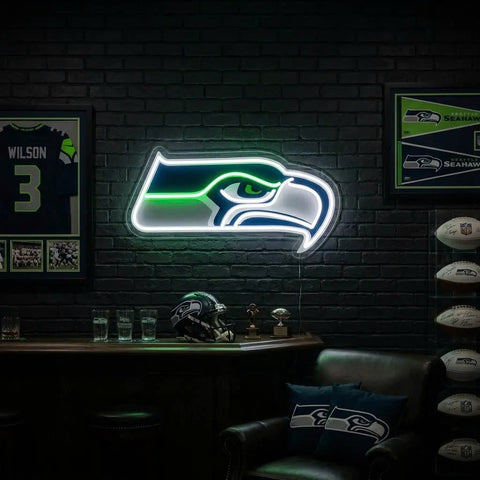 Seattle Seahawks Neon Sign – Custom Logo Neon Sign