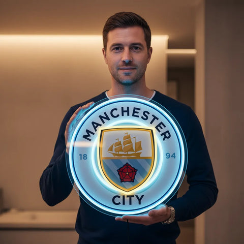 Luz de neón del Manchester City