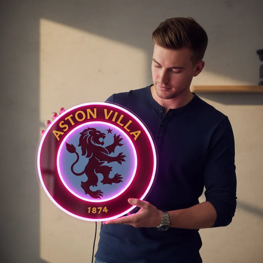 Luz de neón del Aston Villa