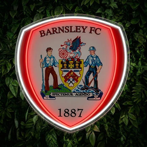 Barnsley FC Crests Neon Sign