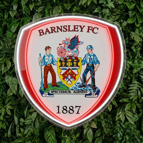 Barnsley FC Crests Neon Sign