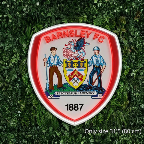 Barnsley FC Crests Neon Sign