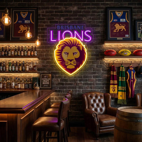 Brisbane Lions Neon Sign