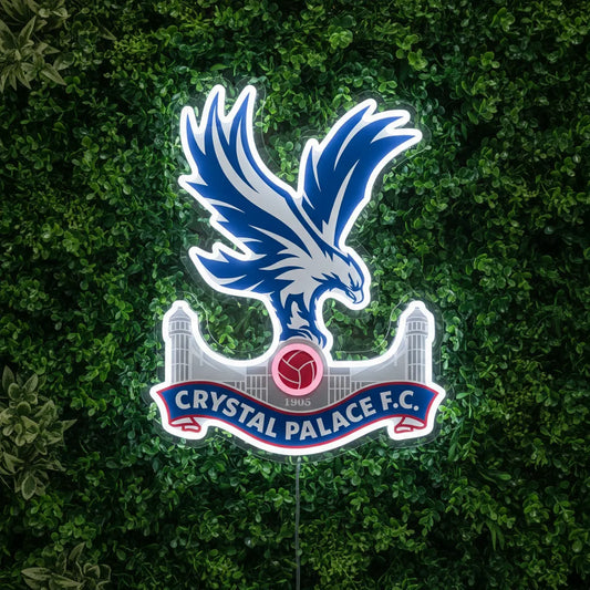 Luz de neón del Crystal Palace