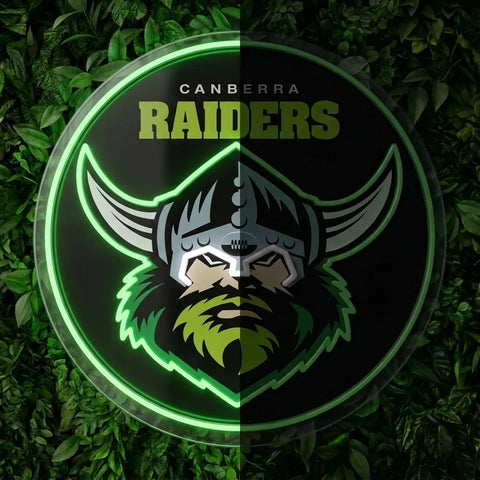 Canberra Raiders Neon Sign
