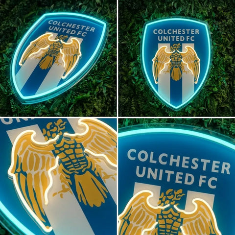 Letrero de neón de Colchester United