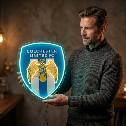 Letrero de neón de Colchester United