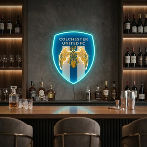 Letrero de neón de Colchester United