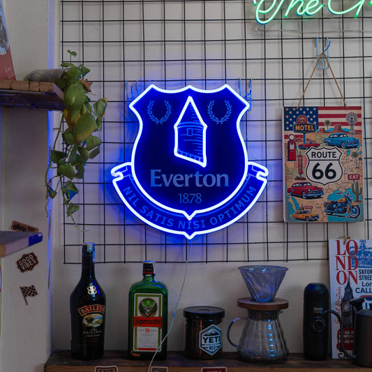 Luz de neón del Everton