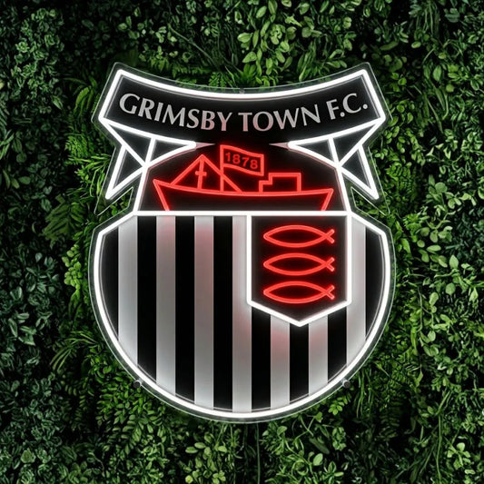 Letrero de neón de Grimsby Town