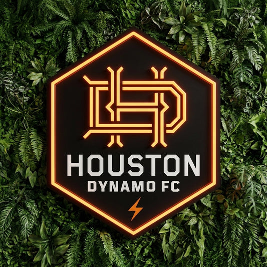 Luz de neón del Houston Dynamo