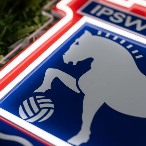 Letrero de neón de Ipswich Town
