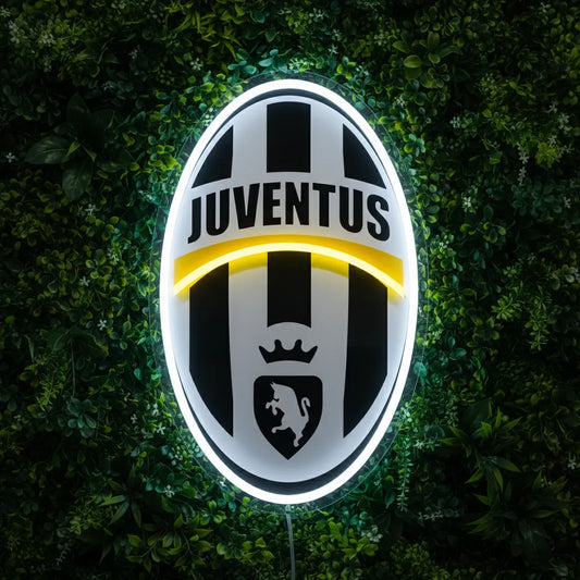 Luz de neón de la Juventus