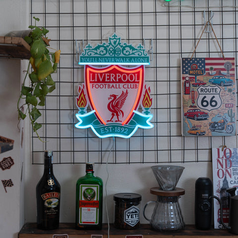 Luz de neón del Liverpool