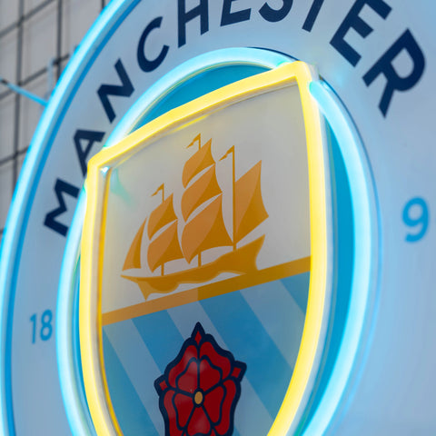 Luz de neón del Manchester City