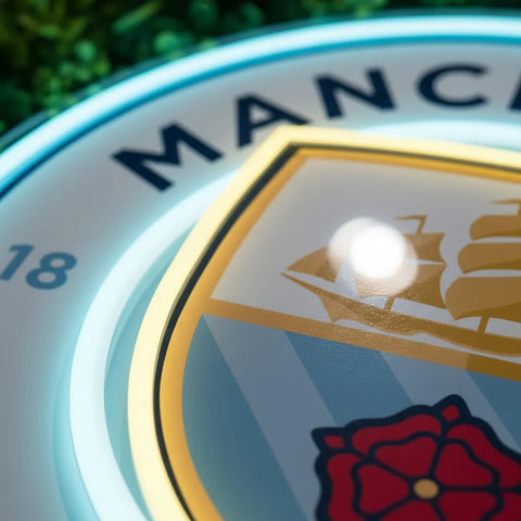 Luz de neón del Manchester City