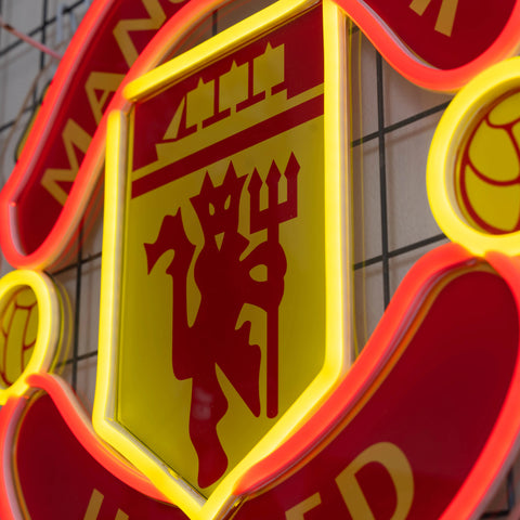 Luz de neón del Manchester United