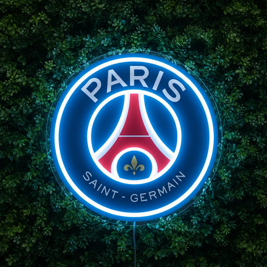 Luz de neón del Paris Saint-Germain