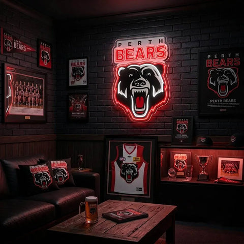 Perth Bears Neon Sign