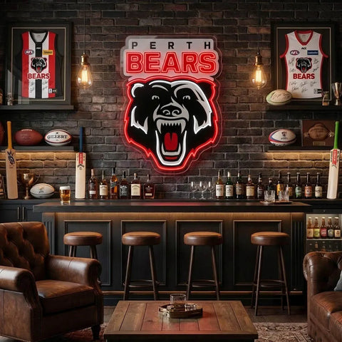 Perth Bears Neon Sign