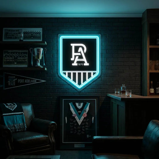 Port Adelaide Power Neon Sign