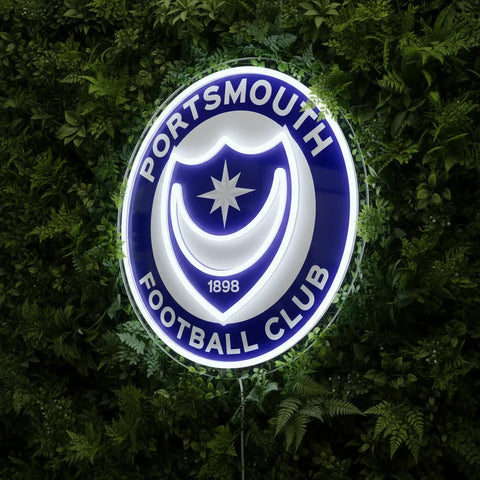 Letrero de neón de Portsmouth