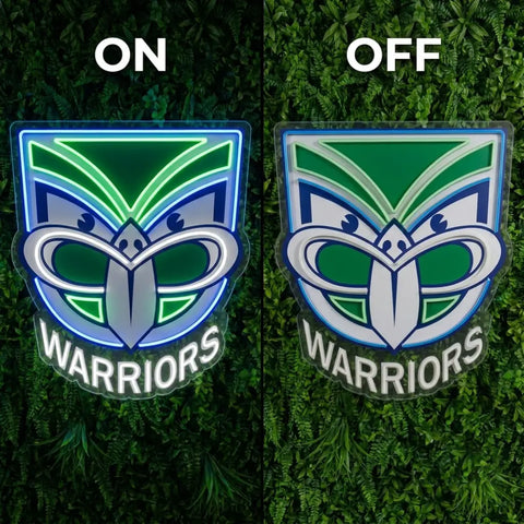 New Zealand Warriors Neon Sign