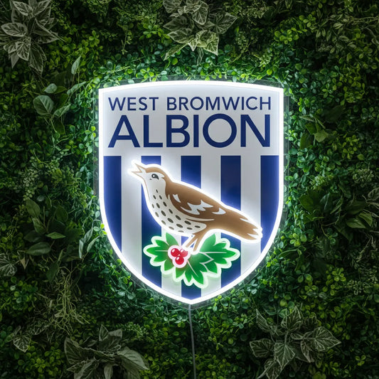 Luz de neón del West Bromwich Albion