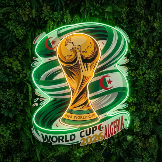 Algeria National Team Neon Sign