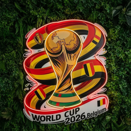 Belgium National Team Neon Sign