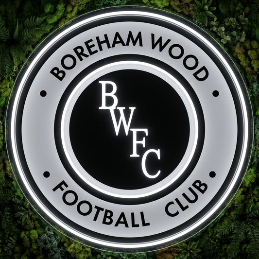 Luz de neón del Borehamwood FC