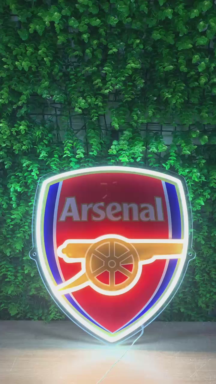 Luz de neón del Arsenal