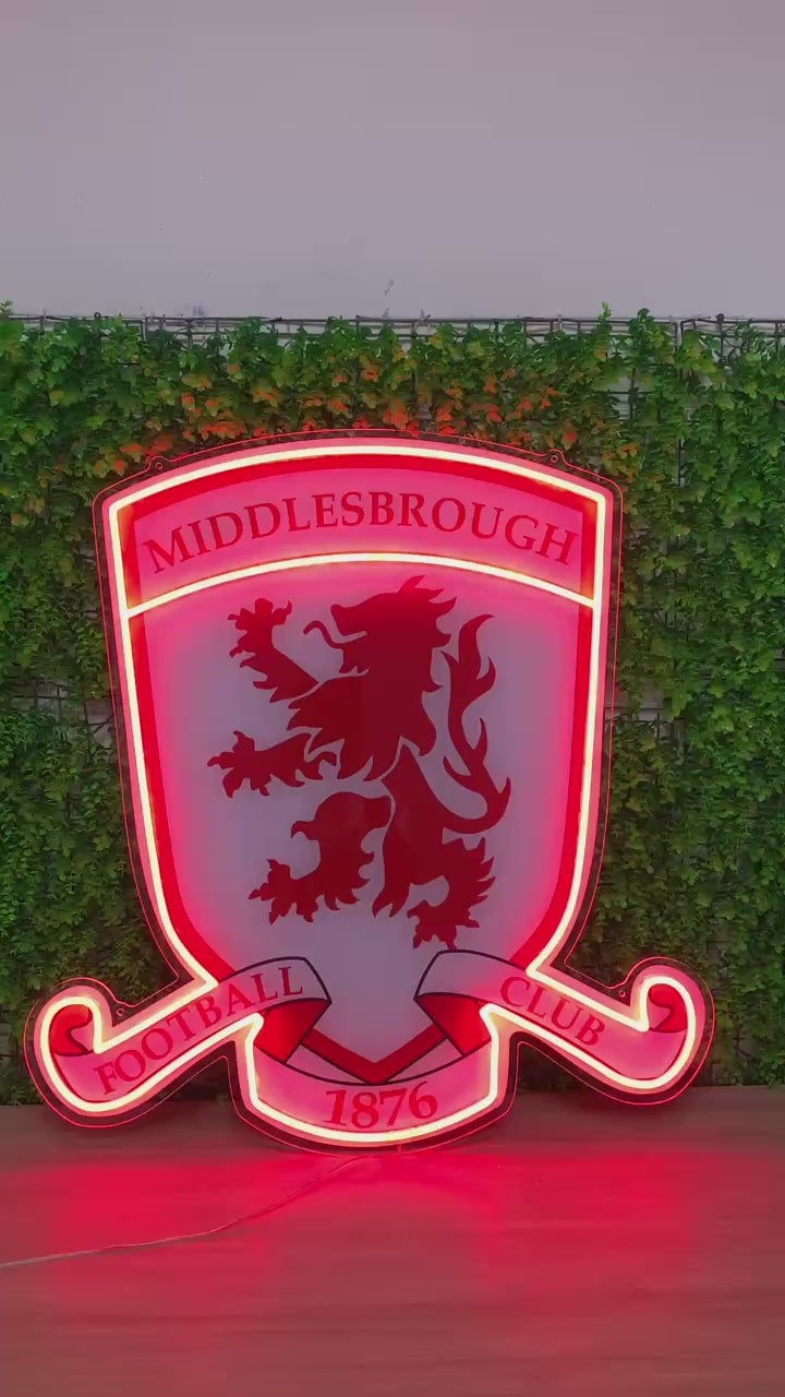 Luz de neón del Middlesbrough 2