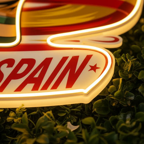 Letrero de neón de la Selección Nacional de España
