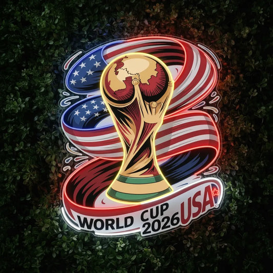 USA National Team Neon Sign