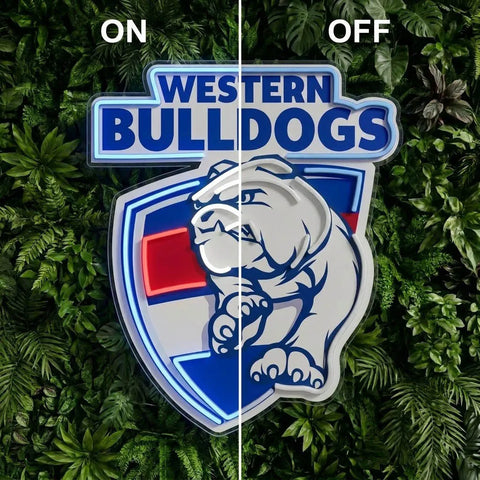 Western Bulldogs Neon Sign